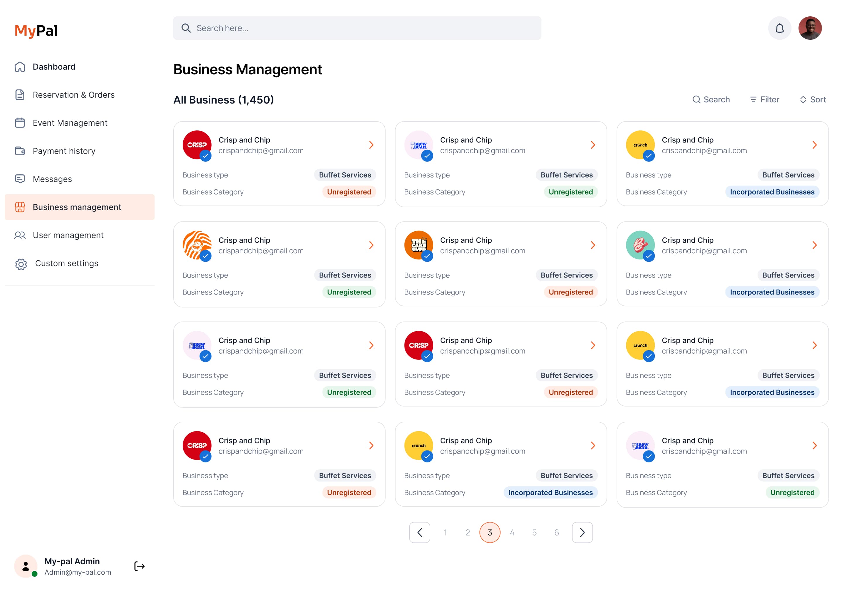MYPAL Business Platform
